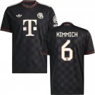 adult & kids Bayern Munchen Soccer Uniform 6 Joshua Kimmich Jersey 2526 Champions League Shirt Black
