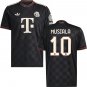 adult & kids Bayern Munchen Soccer Uniform 10 Jamal Musiala Jersey 2526 Champions League Shirt Black