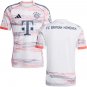 adult & kids Bayern Munchen Soccer Uniform Blank Jersey 2526 Away Activewear White Shirt