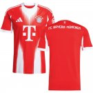 adult & kids Bayern Munchen Soccer Uniform Blank Jersey 2526 Home Activewear Red Shirt