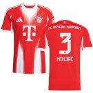 adult & kids Bayern Munchen Soccer Uniform 3 Minjae Kim Jersey 2526 Home Activewear Red Shirt