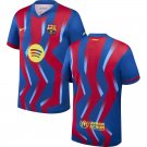 adult & kids Barcelona Soccer Uniform Blank Jersey 2526 Fourth Activewear Blue Shirt