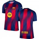 adult & kids Barcelona Soccer Uniform Blank Jersey 2526 Home Activewear Royal Shirt