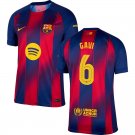 adult & kids Barcelona Soccer Uniform 6 GAVI Jersey 2526 Home Activewear Royal Shirt