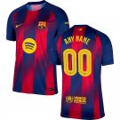 adult & kids Barcelona Soccer Uniform 00 Custom name number Jersey 2526 Home Activewear Royal Shirt