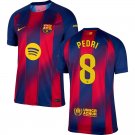 adult & kids Barcelona Soccer Uniform 8 PEDRI Jersey 2526 Home Activewear Royal Shirt