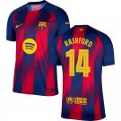 adult & kids Barcelona Soccer Uniform 14 Marcus Rashford Jersey 2526 Home Activewear Royal Shirt