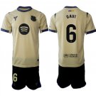 adult & kids Barcelona Soccer Uniform suit 6 Gavi Jersey set 2526 Away Activewear Royal Shirt kit