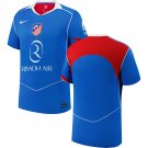 adult & kids Atletico Madrid Soccer Uniform Blank Jersey 2526 Third Activewear Blue Shirt