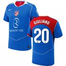 adult & kids Atletico Madrid Soccer Uniform 20 Giuliano Simeone Jersey 2526 Third Activewear Blue