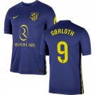 adult & kids Atletico Madrid Soccer Uniform 9 Alexander Sørloth Jersey 2526 Away Activewear Navy