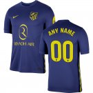 adult & kids Atletico Madrid Soccer Uniform 00 Custom name number Jersey 2526 Away Activewear Navy