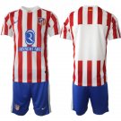 adult & kids Atletico Madrid Soccer Uniform suit Blank Jersey set 2526 Home Activewear Red kit
