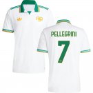 adult & kids Roma Soccer Uniform 7 Lorenzo Pellegrini Jersey 2526 Third Activewear White Shirt
