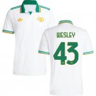 adult & kids Roma Soccer Uniform 43 WESLEY Jersey 2526 Third Activewear White Shirt
