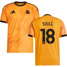 adult & kids Roma Soccer Uniform 18 Matias Soule Jersey 2526 Away Activewear Orange Shirt