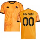 adult & kids Roma Soccer Uniform 00 Custom name number Jersey 2526 Away Activewear Orange Shirt