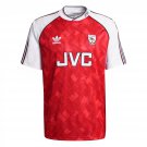adult unisex Arsenal Soccer Uniform Blank Jersey 9092 Retro Activewear Red Shirt