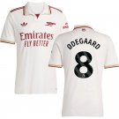 adult & kids Arsenal Soccer Uniform 8 Martin Ødegaard Jersey 2526 Third Activewear White Shirt