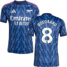adult & kids Arsenal Soccer Uniform 8 Martin Ødegaard Jersey 2526 Away Activewear Blue Shirt