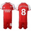adult & kids Arsenal Soccer Uniform suit 8 Martin Odegaard Jersey set 2526 Home Activewear Red kit