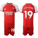 adult & kids Arsenal Soccer Uniform suit 19 Leandro Trossard Jersey set 2526 Home Activewear Red kit