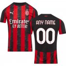 adult & kids Milan AC Soccer Uniform 00 Custom name number Jersey 2526 Home Activewear Black Shirt
