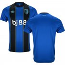 adult & kids Bournemouth Soccer Uniform Blank Jersey 2526 Away Activewear Blue Shirt
