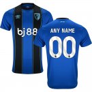 adult & kids Bournemouth Soccer Uniform 00 Custom name number Jersey 2526 Away Activewear Blue