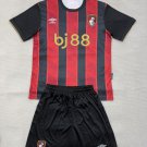 adult & kids Bournemouth Soccer Uniform suit Blank Jersey set 2526 Home Activewear Red Shirt kit