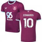 adult & kids Burnley Soccer Uniform 10 Marcus Edwards Jersey 2526 Activewear Home Shirt