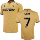 adult & kids Crystal Palace Soccer Uniform 7 Ismaïla Sarr Jersey 2526 Third Activewear Yellow Shirt