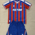 adult & kids Crystal Palace Soccer Uniform suit Blank Jersey set 2526 Home Activewear Blue Shirt kit