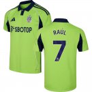 adult & kids Fulham Soccer Uniform 7 Raúl Jimenez Jersey 2526 Away Activewear Green Shirt