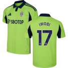 adult & kids Fulham Soccer Uniform 17 Alex Iwobi Jersey 2526 Away Activewear Green Shirt