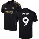 adult & kids Fulham Soccer Uniform 9 Rodrigo Muniz Jersey 2526 Third Activewear Black Shirt