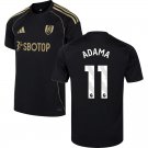 adult & kids Fulham Soccer Uniform 11 Adama Traore Jersey 2526 Third Activewear Black Shirt