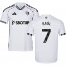 adult & kids Fulham Soccer Uniform 7 Raúl Jimenez Jersey 2526 Home Activewear White Shirt