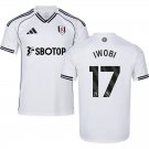 adult & kids Fulham Soccer Uniform 17 Alex Iwobi Jersey 2526 Home Activewear White Shirt