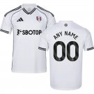 adult & kids Fulham Soccer Uniform 00 Custom name number Jersey 2526 Home Activewear White Shirt