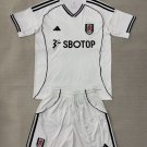 adult & kids Fulham Soccer Uniform suit Blank Jersey set 2526 Home Activewear White Shirt kit