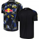 adult & kids Leeds United Soccer Uniform Blank Jersey 2526 Third Activewear Black Shirt