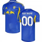 adult & kids Leeds United Soccer Uniform 00 Custom name number Jersey 2526 Away Activewear Blue