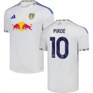 adult & kids Leeds United Soccer Uniform 10 Joel Piroe Jersey 2526 Home Activewear White Shirt