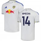 adult & kids Leeds United Soccer Uniform 14 Lukas Nmecha Jersey 2526 Home Activewear White Shirt