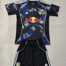 adult & kids Leeds United Soccer Uniform suit Blank Jersey set 2526 Third Activewear Black Shirt kit