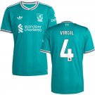 adult & kids Liverpool Soccer Uniform 4 Virgil van Dijk Jersey 2526 Third Activewear Green Shirt