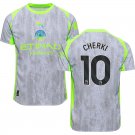 adult & kids Manchester City Soccer Uniform 10 Rayan Cherki Jersey 2526 Third Activewear Green Shirt