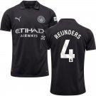 adult & kids Manchester City Soccer Uniform 4 Tijjani Reijnders Jersey 2526 Away Activewear Black