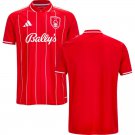 adult & kids Nottingham Forest Soccer Uniform Blank Jersey 2526 Home Activewear Red Shirt